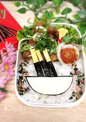 キャラ弁！ドラえもんのポケットにポッキー-レシピのメイン写真