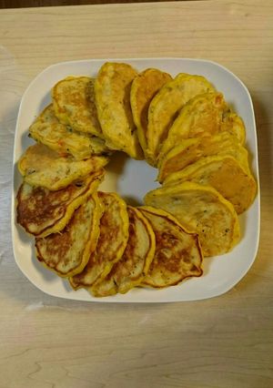 離乳食 手づかみ 野菜のホットケーキ-レシピのメイン写真