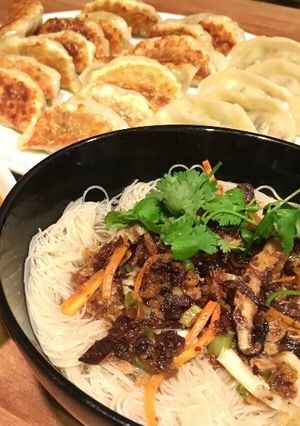 ビーガン＊台湾の味。肉かけ風の玄米麺-レシピのメイン写真