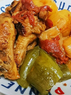 炊飯器で簡単♪手羽元と野菜のトマト煮込み-レシピのメイン写真
