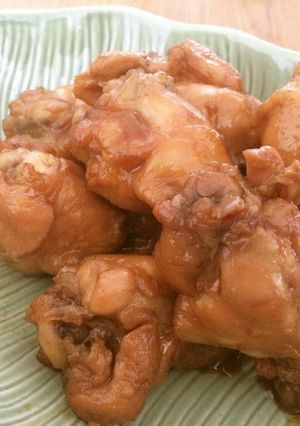 30分でできる☆鶏手羽元の昆布酢煮込み-レシピのメイン写真