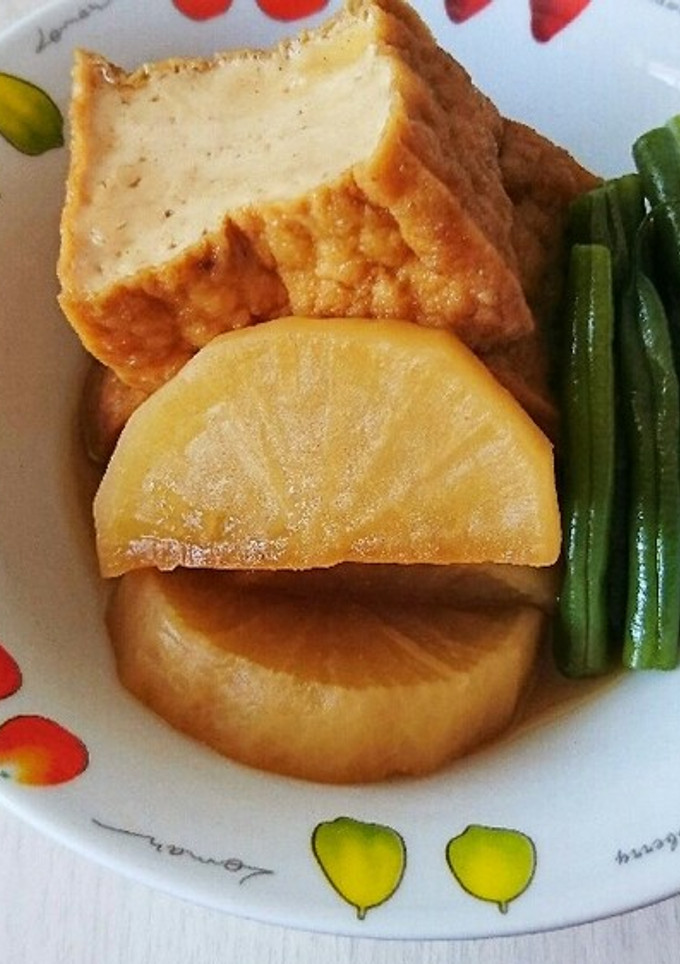 旬の大根で副菜に！大根と厚揚げの煮物◎-レシピのメイン写真