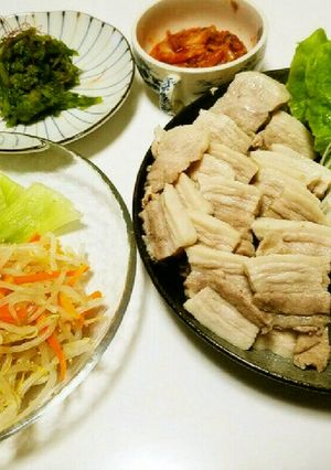 茹で豚(ポッサム)-レシピのメイン写真