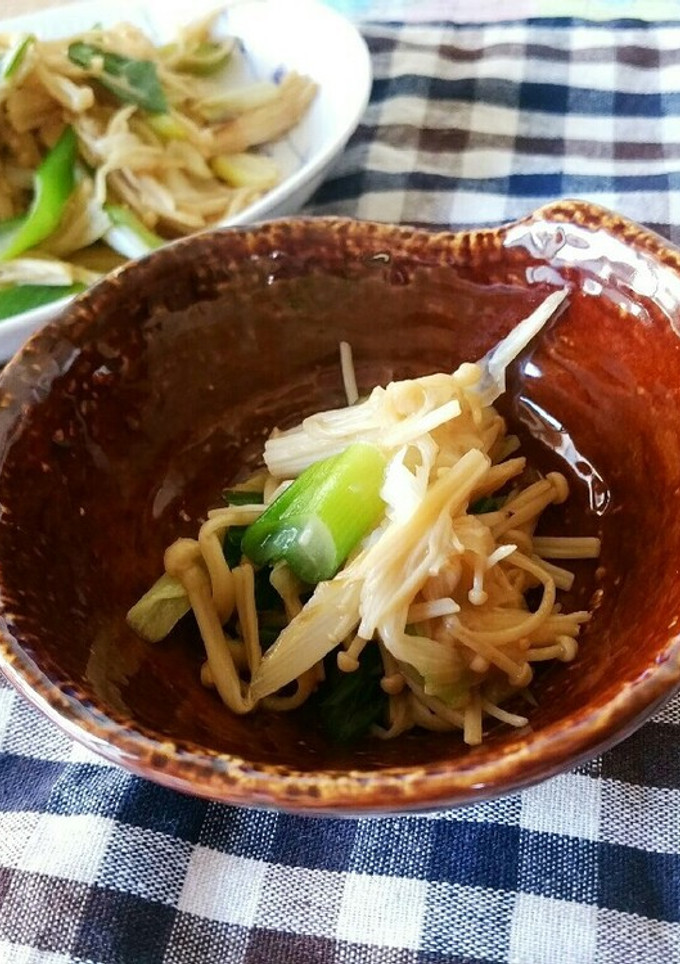 ネギとえのきの簡単炒め-レシピのメイン写真