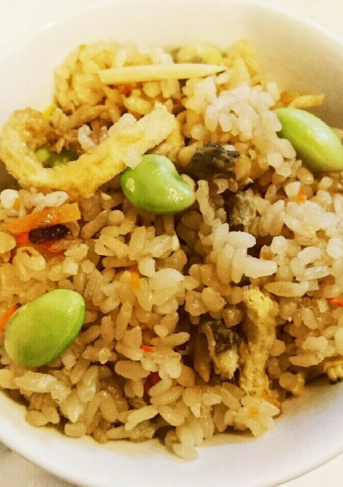 あさりと枝豆のガリバタ炊き込みご飯-レシピのメイン写真