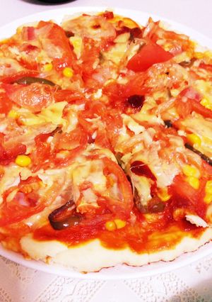 ボリューム満点美味しいピザ☆-レシピのメイン写真