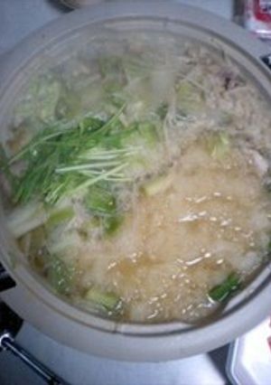 みぞれ鍋-レシピのメイン写真