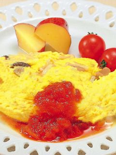 きのことチーズのオムレツ-レシピのメイン写真