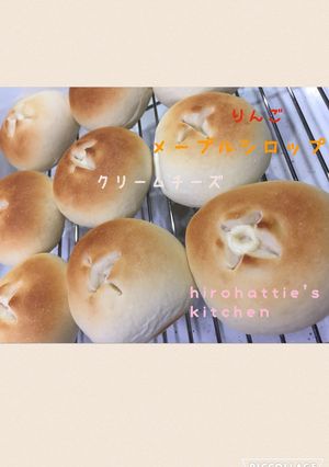 ☆りんごとクリームチーズのスイーツパン☆-レシピのメイン写真