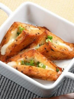 簡単!三角がんものチーズ焼き-レシピのメイン写真