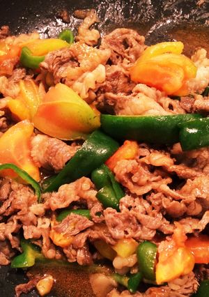 トマトと牛肉のオイスター炒め-レシピのメイン写真