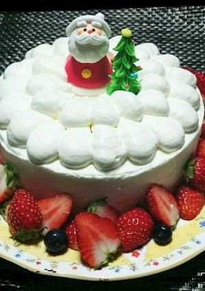 2015X'masﾃﾞｺﾚｰｼｮﾝｹｰｷ-レシピのメイン写真