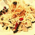 わたりガニ香る☆ナスとツナの和風パスタ