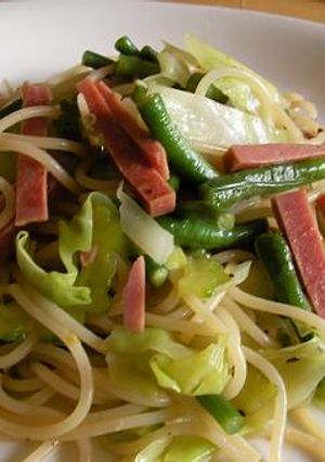 ゴーヤのパスタ -レシピのメイン写真