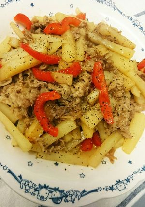 牛肉とじゃがいもの炒め物-レシピのメイン写真
