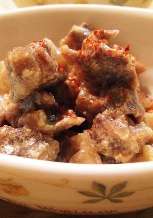 時短 牛筋とこんにゃくの味噌煮込み-レシピのメイン写真