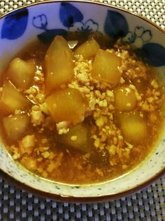 冬瓜と鶏ひき肉のあんかけ-レシピのメイン写真
