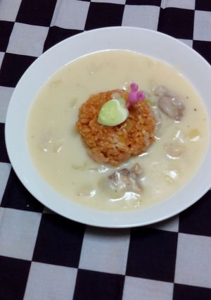 かける派!チキンライス シチュー-レシピのメイン写真