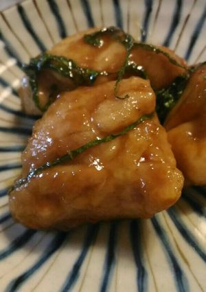 鶏もも肉の大葉照り焼き。-レシピのメイン写真