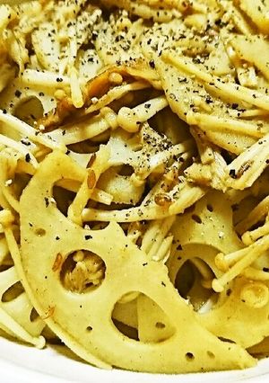 れんこんとえのきのカレーきんぴら-レシピのメイン写真