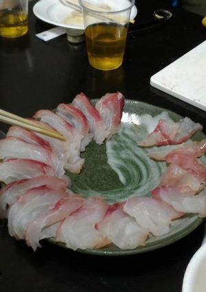 コブダイの刺し身-レシピのメイン写真