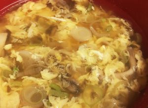 簡単！美味しくマイタケとたまごのスープ♡-レシピのメイン写真