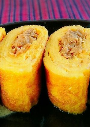お弁当に☺甘しょっぱシーチキンの玉子焼き-レシピのメイン写真