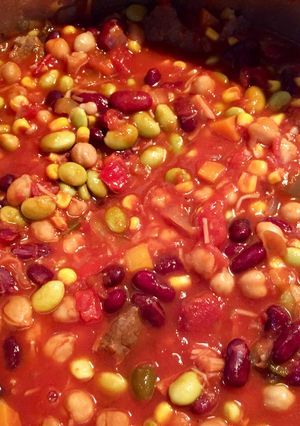 濃厚ヘルシー野菜たっぷり簡単チリビーンズ-レシピのメイン写真