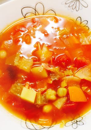 野菜たっぷりミネストローネ-レシピのメイン写真