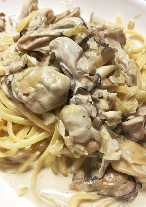 ☆簡単☆牡蠣の和風クリームパスタ-レシピのメイン写真