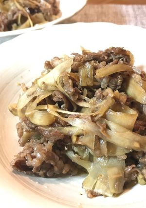 にんにくが効いた！牛肉とごぼうのしぐれ煮-レシピのメイン写真