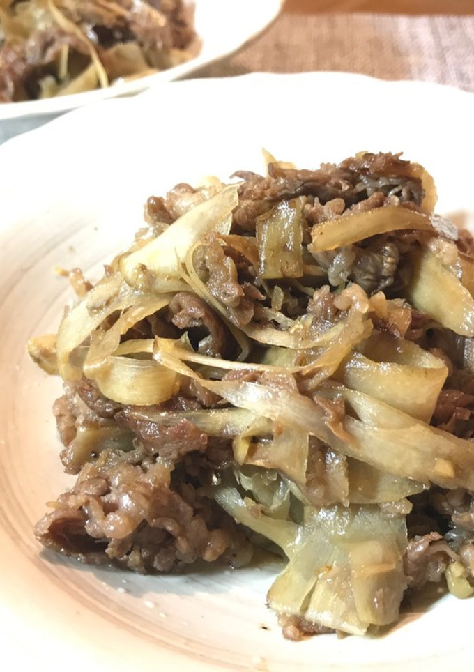 にんにくが効いた！牛肉とごぼうのしぐれ煮-レシピのメイン写真