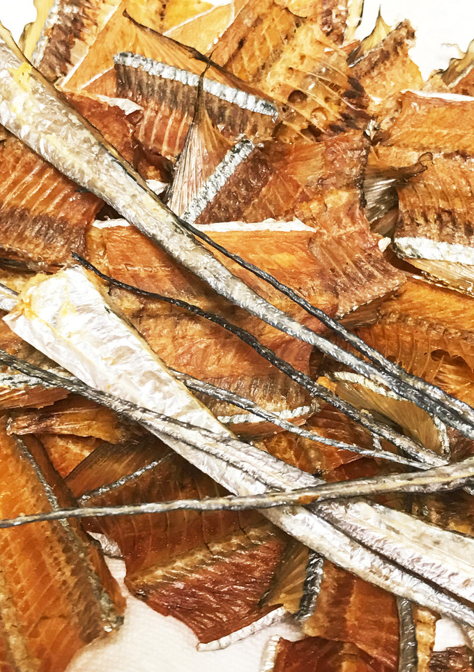 太刀魚の骨せんべい　一切油使用なし-レシピのメイン写真