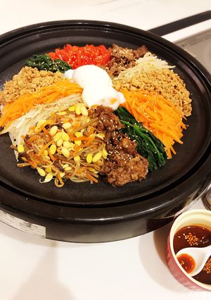 ホットプレートで石焼ビビンバ-レシピのメイン写真