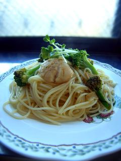 ホタテの醤油バターのパスタ レモン風味-レシピのメイン写真