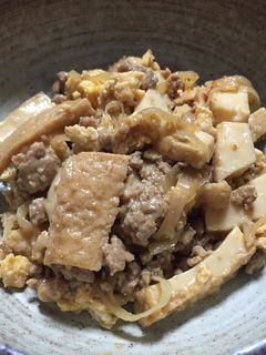 豚ひき厚揚げ-レシピのメイン写真