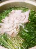 豚肉の、あっさり、美味しい、はりはり鍋