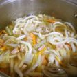 14分で作った洋風1人うどん鍋