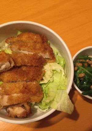 甘辛チキンカツ丼-レシピのメイン写真