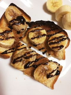 シナモンバナナトースト-レシピのメイン写真