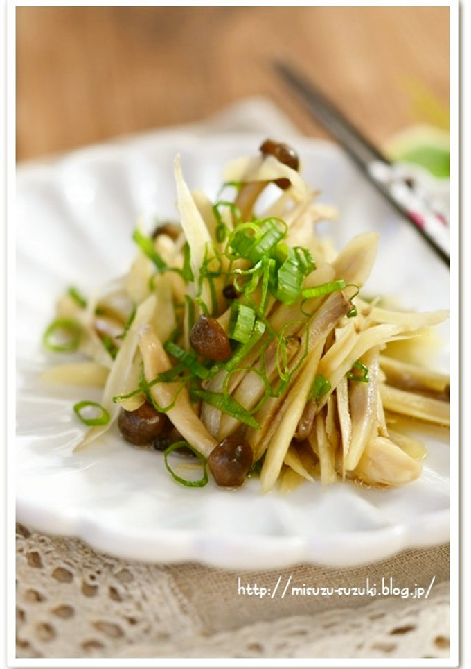 ごぼうとしめじの鶏だしレモン【作りおき】-レシピのメイン写真