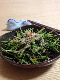 豆苗のナムル-レシピのメイン写真