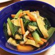 小松菜と油揚げの煮びたし♪