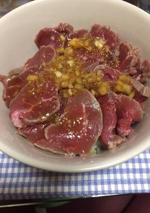 ローストビーフ丼！-レシピのメイン写真