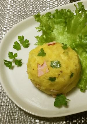 時短☆ポテトサラダ☆カレー味-レシピのメイン写真