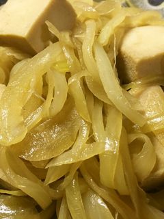 高野豆腐と玉ねぎのバター醤油炒め✾-レシピのメイン写真
