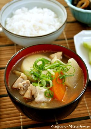鶏けんちん汁-レシピのメイン写真
