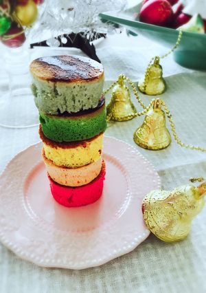 意外と簡単☆レインボーパンケーキ-レシピのメイン写真