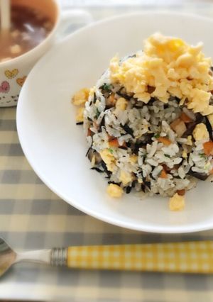 ひじきの煮物アレンジ♡ひじきチャーハン♡-レシピのメイン写真