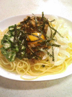 ねばねばパスタ-レシピのメイン写真